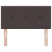 Cabecero  Botonera Marrón Oscuro 90 cm Tela