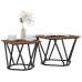 Mesa de Café  Madera Reciclada Metal, Madera Mediana Elegante