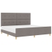 Cama de Tela Taupe  200x200 cm