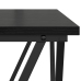 Mesa de Café  Roble negro Marco de metal, superficie de madera