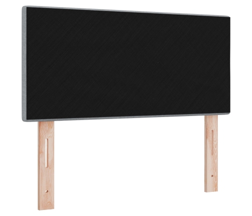 Cabecero  Tapizado con Botones Gris Claro 80 cm Tela