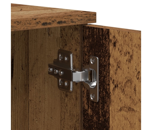 Cama de Almacenamiento Madera Vieja Madera maciza y chapas