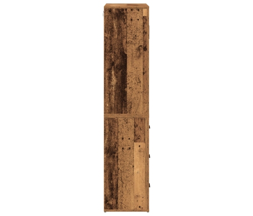 Highboard Madera Envejecida 80x33x150 cm Madera Estratificada