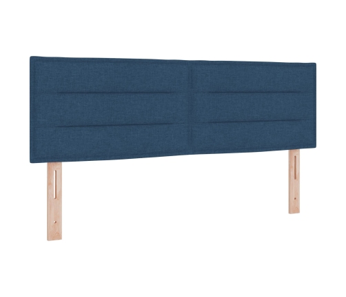 Cabecero  Diseño de líneas Azul 140 cm Tela