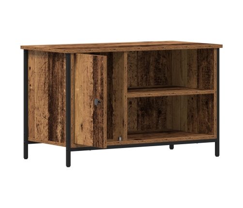 Cabinet de TV  Madera Vieja 80x40x50 cm Madera Ingenierizada y Acero
