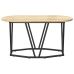 Mesa de café  de roble Sonoma 80x40x40,5 cm de madera de ingeniería y metal
