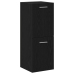 Armario de pared para baño  Negro Roble 30x30x80 cm Madera Fabricada