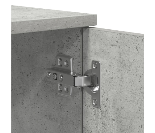 Estructura de Cama  Gris Concreto 100x200 cm
