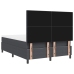 Cama con Caja de Resortes con Colchón Gris Oscuro 140x200 cm Tela de Corduroy