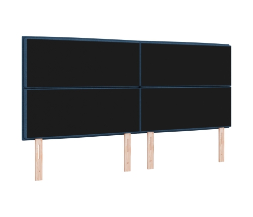 Cabecero  Diseño Lines Azul 200 cm Tela