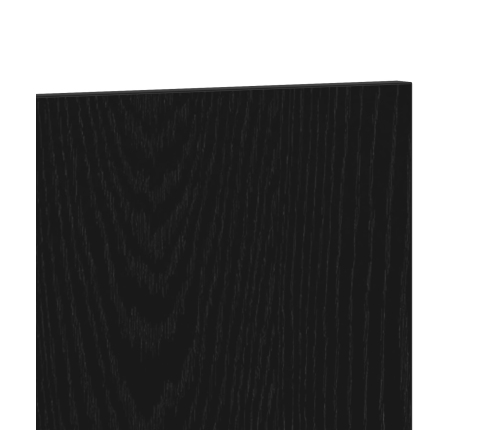 Cabecero de cama  Negro Roble 120x1,5x80 cm Madera de ingeniería