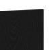 Cabecero de cama  Negro Roble 120x1,5x80 cm Madera de ingeniería