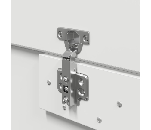 Estructura de Cama  Blanca MDF 140 x 200 cm