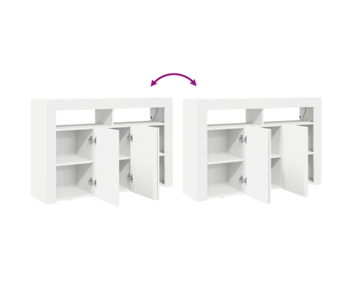 Aparador Blanco Blanco Madera Contrachapada 116 x 30 x 75 cm