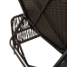 Tumbona  Negra y crema Ratán PE 157 x 55 x 92 cm