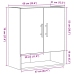 Gabinete de Pared  de Roble Negro 60x31x70 cm en Madera Ingenierizada