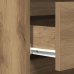 Aparador con Cajones de Roble Artesanal 60x35x70 cm Madera Engineered