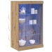 Sideboard con Luces LED de  de Roble Artesano 60,5x37x100 cm