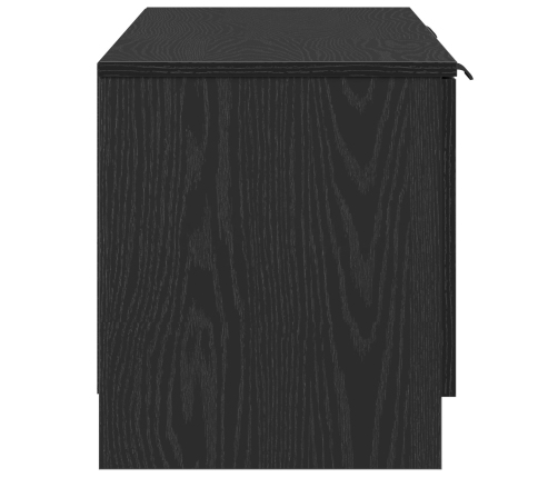 Gabinete para TV  - Roble Negro - 140x35x40 cm - Hecho de Madera Ingieniería