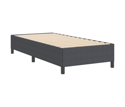 Estructura de Cama  Gris Oscuro 100x200 cm Tejido de Corduroy