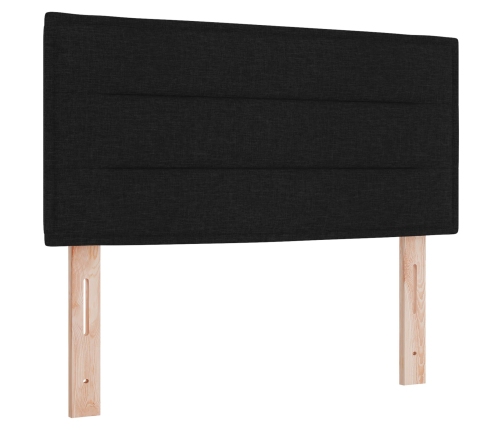Cabecero de diseño Lines en negro de 100 cm de tela