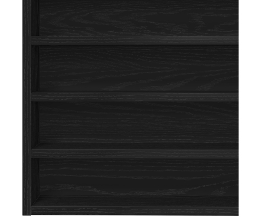 Mueble de exhibición montado en la pared de  en madera de roble negro