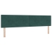 Cabecera LED Cabecera con Botones Tapizados Verde Oscuro 100 cm Terciopelo