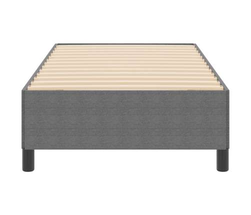 Estructura de Cama  Gris Claro 100x200 cm Tela de Corduroy