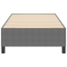 Estructura de Cama  Gris Claro 100x200 cm Tela de Corduroy