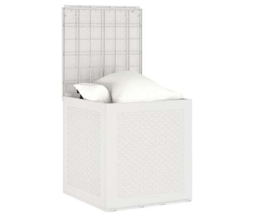Caja de almacenamiento exterior  blanca 55x53x57 cm PP