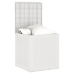 Caja de almacenamiento exterior  blanca 55x53x57 cm PP