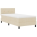 Marco de Cama  con Colchón Beige Tela 90 x 200 cm Colchón de Cama