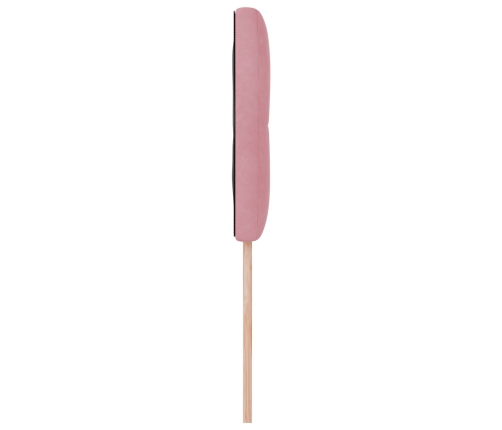 Cabecero Button Tufted Rosa 100 cm Terciopelo