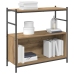 Cabinet de libros  Artisian Roble 80x30x78,5 cm Madera Elaborada