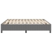 Cama Box Spring Gris Claro 200x200 cm Tela de Corduroy
