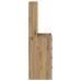 Highboard Roble Artesanal 40x41x135 cm Madera Elaborada