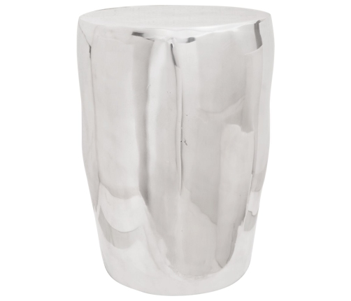 Taburete  Plata 33x33x45 cm Aluminio