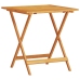 Conjunto de Bistro Plegable de 3 Piezas de Madera Sólida de Acacia de