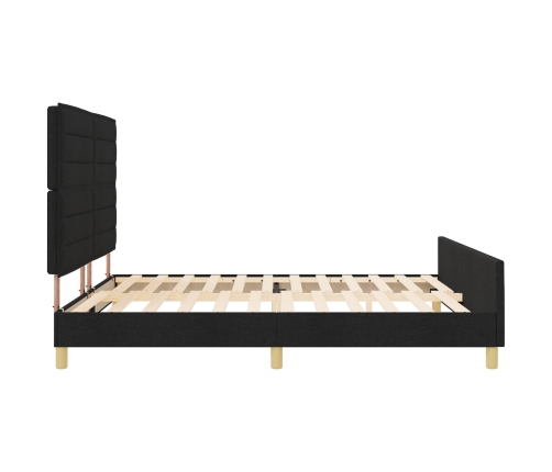 Cama  Negra 180x200 cm de Tela