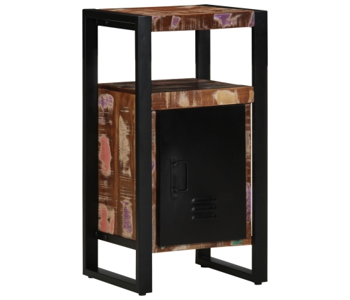 Armario de Baño Multicolor 40x35x75 cm Madera Sólida Recuperada
