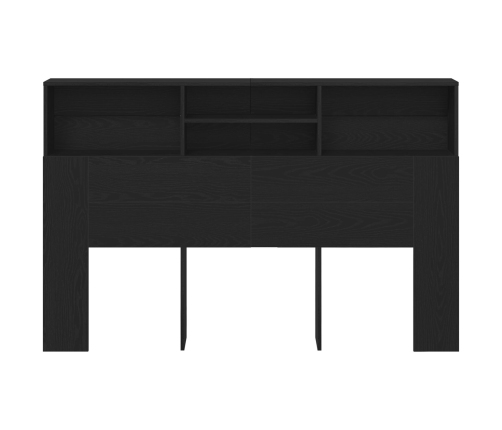 Cabecera de  en Roble Negro - 160x19x103.5 cm Hecha de Madera Ingeniería