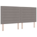 Cabecero  Diseño Lines Taupe 200 cm Tela