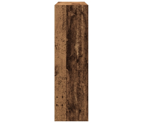 Armario para Libros/Divisor de Habitaciones - Madera Rústica - 100x30x103cm - Madera Elaborada