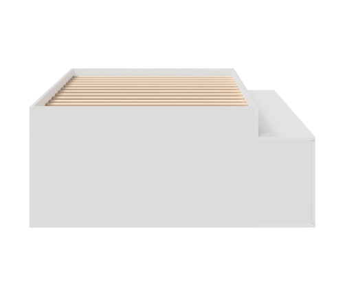 Estructura de Cama de Almacenamiento Blanca 80x200 cm