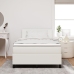 Cama con Box Spring  con Colchón Crema 120x200 cm Tela de Pana
