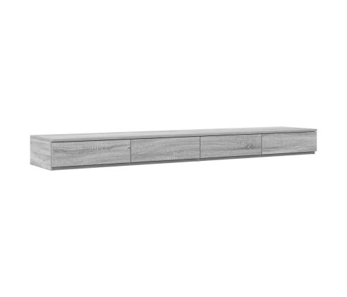 Cama con Almacenamiento  Grey Sonoma Madera 180 x 200 cm