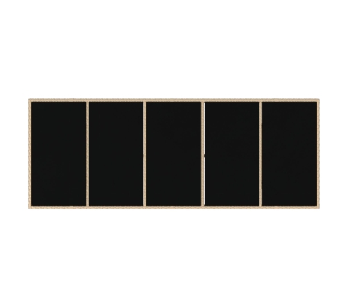 Conjunto de Comedor de Jardín de 11 Piezas  Beige de Poliratán