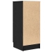 Aparadores 2 pcs en Roble Negro, 30x30x70 cm, Hecho de Madera Elaborada