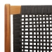 Sillas de Jardín  2 pcs Negros 76x67x73.5 cm Madera maciza de Acacia
