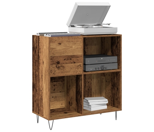 Gabinete de medios  Roble artesanal 84.5x38x90 cm Madera aglomerada
